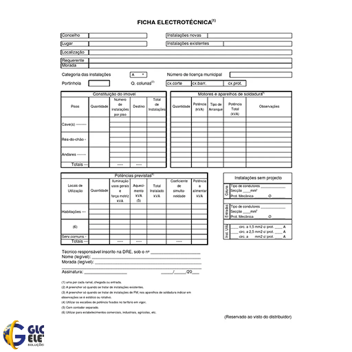 engenheiro eletricista para ficha eletrotécnica