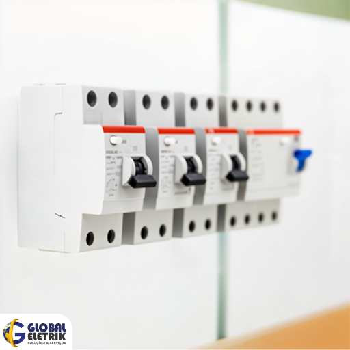 Troca de disjuntores elétricos